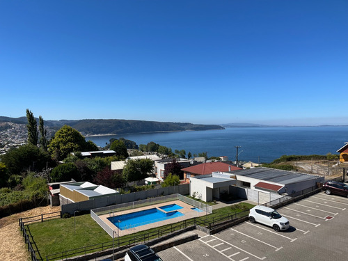 Departamento Amoblado Con Vista Al Mar, Tomé.