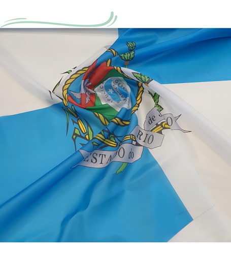 Bandeira Estado Rio De Janeiro Rj - 1,50x0,90mt