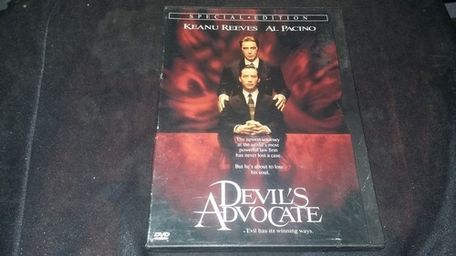 Devil's Advocate Keanu Reeves Al Pacino Dvd