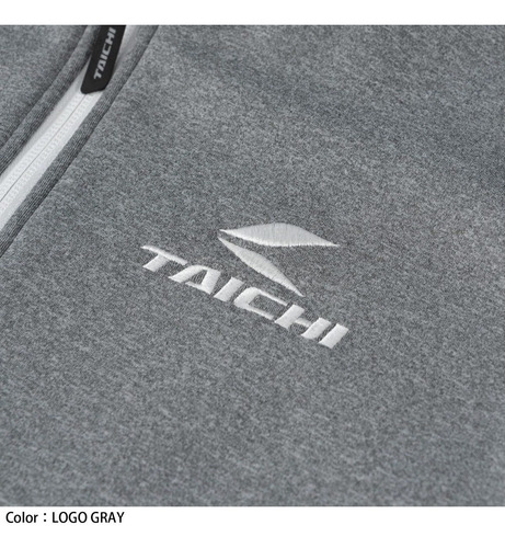 Imagen 4 de 5 de Campera Interior Térmica Rs-taichi Warmride Zip Logo Gray