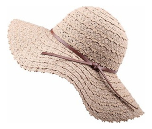 Sombrero De Playa Plegable De Verano Femenino