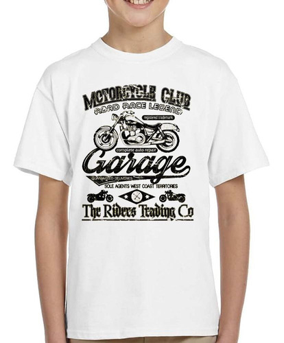 Remera De Niño Motorcycle Club Road Race Legend