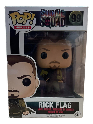 Funko Pop Rick Flag #99 Suicide Squad Dc Escuadrón Suicida