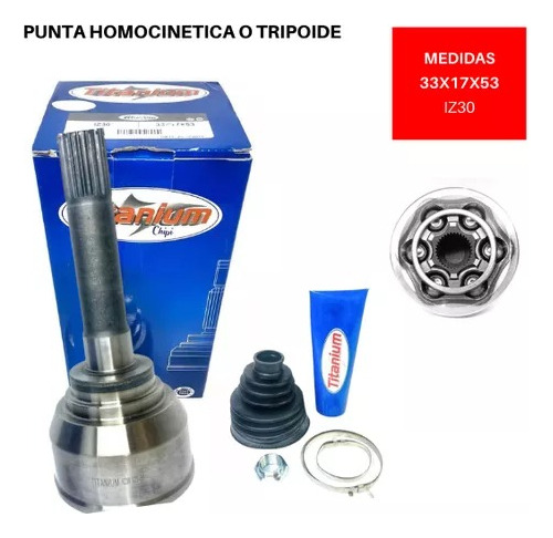 Punta Tripoide Chevrolet Luv Dmax 3.5 4x4 33x17 Reten Intern