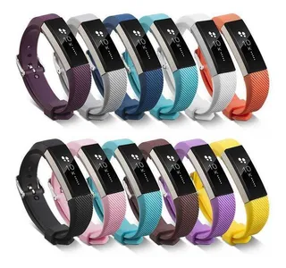 12 Bandas De Silicona Para Fitbit Alta Hr Y Alta