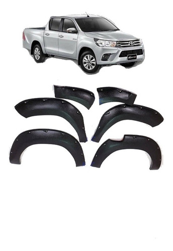 Fangueras Extension De Tapabarro Militar Toyota Hilux 2016-