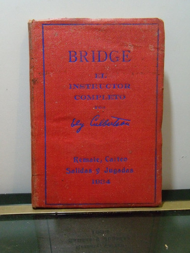 Adp Bridge El Instructor Completo Ely Culbertson /1934 Bs As