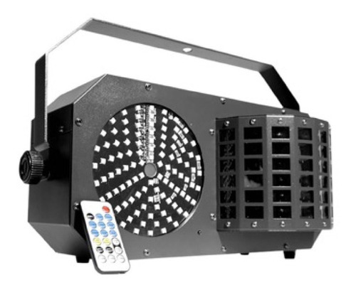 Efecto Dj 3 En1 Powerbox Tecshow Pro Led + Láser Tri + Flash