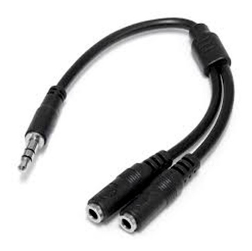 Adaptador Splitter Audio Mini Plug 3,5 2 Auricular Parlantes