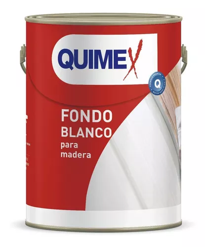 Fondo Blanco Para Madera Colorin X 1 Litro Pintura Base Blanca