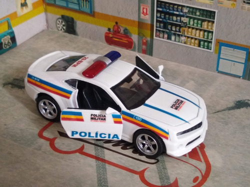 Miniatura Polícia Militar Pm Mg - Em Metal - Minas Gerais