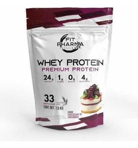 Whey Protein 1 Kg Cheesecake + Enzimas Digestivas Sabor Cheesecake De Zarzamora