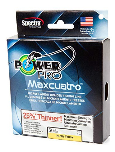 Línea De Pesca Trenzada Power Pro Maxcuatro