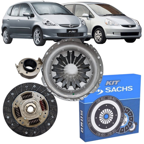 Kit Embreagem Sachs Honda Fit 1.5 2003 A 2008