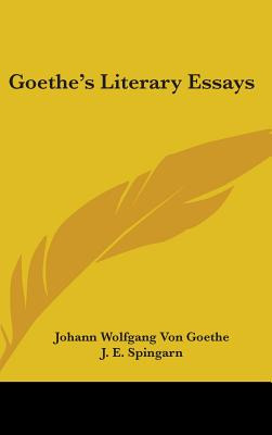 Libro Goethe's Literary Essays - Goethe, Johann Wolfgang ...