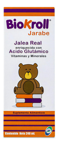 Xarope de suplemento alimentar Biokroll 240 ml Bqm Sabor Sem Sabor