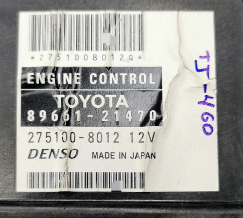 Computadora Motor Toyota Scion Tc 2007-2006 2.4l 8966121470 (Usado)