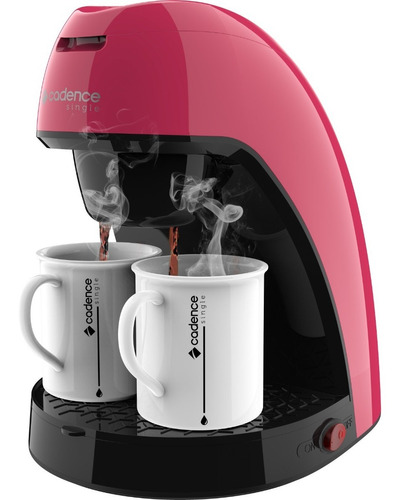 Cafeteira Cadence Single Colors CAF21 semi automática rosa doce de filtro 220V