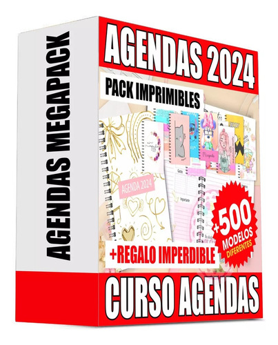 Kit Agendas 2024 Y Planners Pack Imprimible Para Imprimir