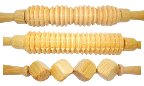 Imagen 2 de 4 de 5 Piezas Kit Básico Maderoterapia Corporal.