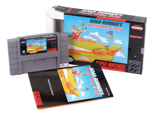 Road Runners Death Valley Rally Super Nintendo Snes Completo