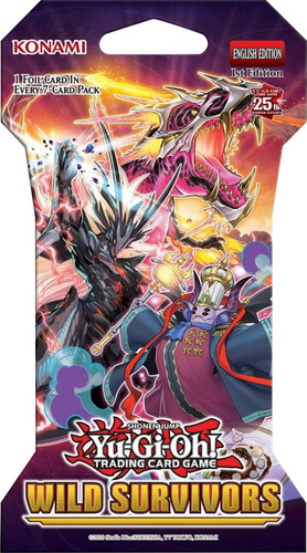 Yugioh Wild Survivors - Sleeved Booster Pack