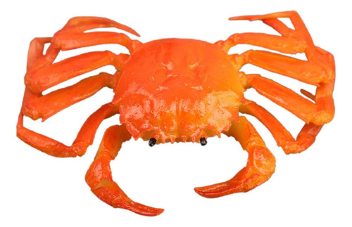 Sea Creatures Toys Party Favors Cangrejo Estatuilla Naranja