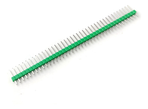 Regleta Macho 1x40 2.54mm Color Verde