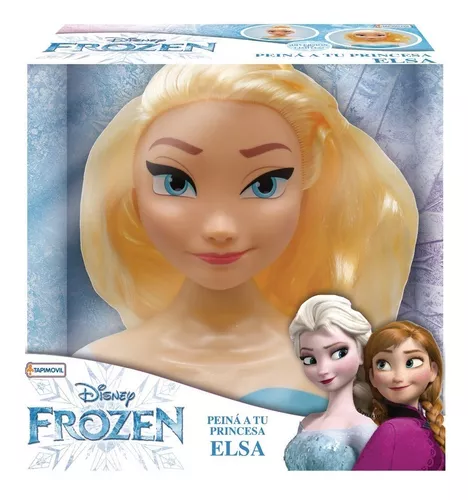 Princesa Elsa Disney Cabeza Para Peinados Princess  Carulla