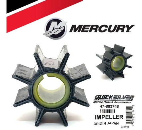 Rotor Bomba D'água Mercury 15 18 20 Hp Internacional 803748