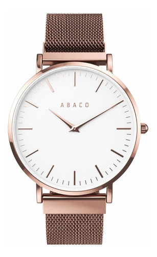 Reloj Mujer Sumergible Pulsera De Vestir Acero Cuero Abaco