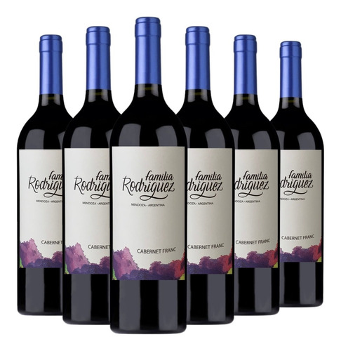 Vino Familia Rodriguez Cabernet Franc Caja X 6 X 750ml.