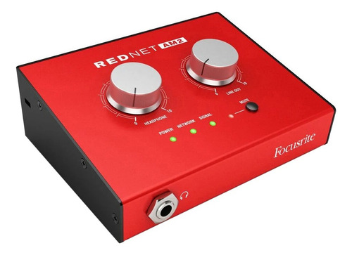 Focusrite Rednet Am2 Amplificador Auriculares Dante Interfaz