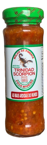 Pimenta Trinidad Scorpion Fogo Mineiro. Macerada 100ml