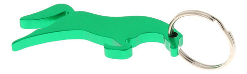 Stylish Horse Pattern Bottle Opener Keychain Bag Green