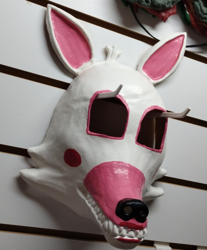 Máscara Latex Animatronics Tipo Mangle Fire Nighit Fnaf