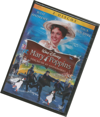 Mary Poppins - Edição De 45º Aniversário Dvd Duplo Lacrado