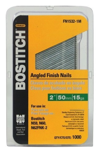 Bostitch Fn1532-1m De 2 Pulgadas De Calibre 15 Fn Estilo Ang