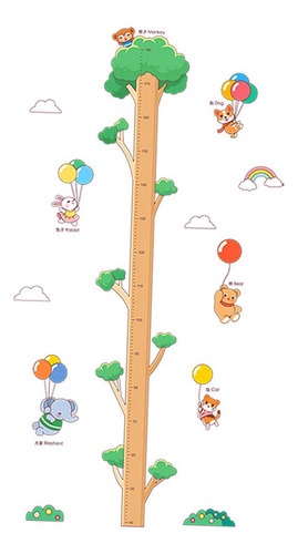 Gráfico De Crescimento De Altura, Adesivo De Parede, 180 Cm,