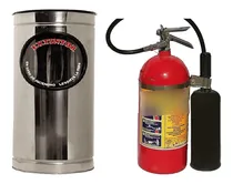 Comprar Porta Extintor Co2 De 10 Libras Acabado Espejo Tipo Cenicero