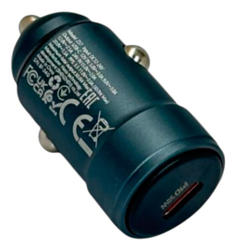 Cargador De Auto Usb Tipo C Hoco Z57 30w Negro