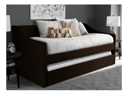 Cama Marvin Lino Chocolate Twins Literas Camas Muebles