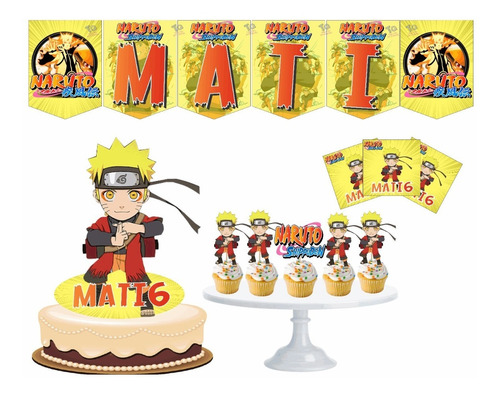 Kit Naruto Cumpleaños Pack Impreso