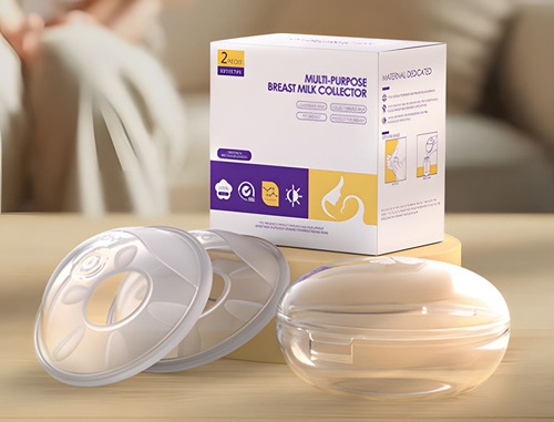S 2 Pcs Conchas Recolectoras De Leche Materna Reutilizable