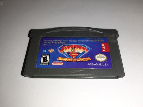 Superman Countdown To Apokolips D Gba,sp,ds,ds Lite,original