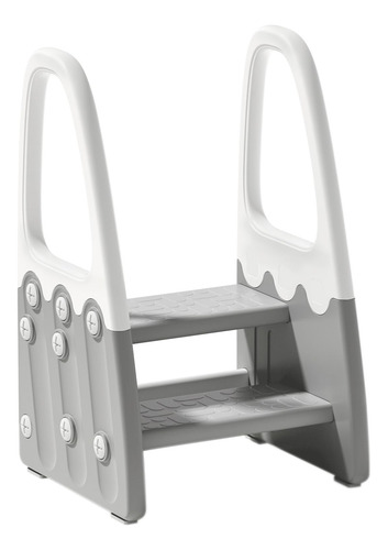 Taburete Joylico De Dos Escalones Con Pasamanos Para Bebés Y