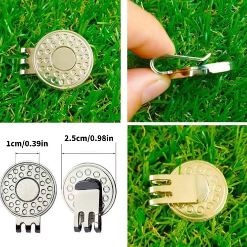 (bl) Soporte Para Marcadores Para Pelotas De Golf, Clips Met