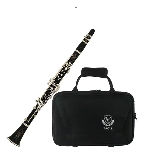 Eagle Clarinete 17 Chaves Sib Cl04n Cor Preto Cor das chaves Niqueladas