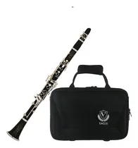 Comprar  Eagle Clarinete  17 Chaves Sib Cl04n Cor Preto Cor das chaves Niqueladas