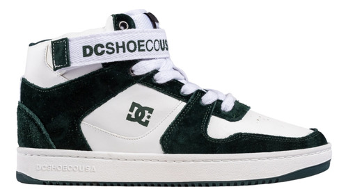 Botitas Dc Shoes Modelo Pensford Ss Blanco Verde Exclusiva